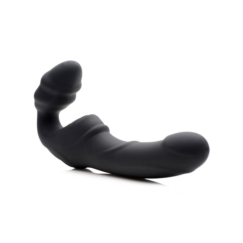 Experience Ultimate Pleasure with the Waterproof Slim Rider Strapless Strap-On