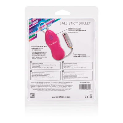 Powerful Remote Control Vibrating Bullet for Ultimate Pleasure - Try Ballistic Slimline Now!