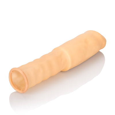Soft and Supple Penis Extension with Roll-Down Sleeve for Ultimate Pleasure Experience!