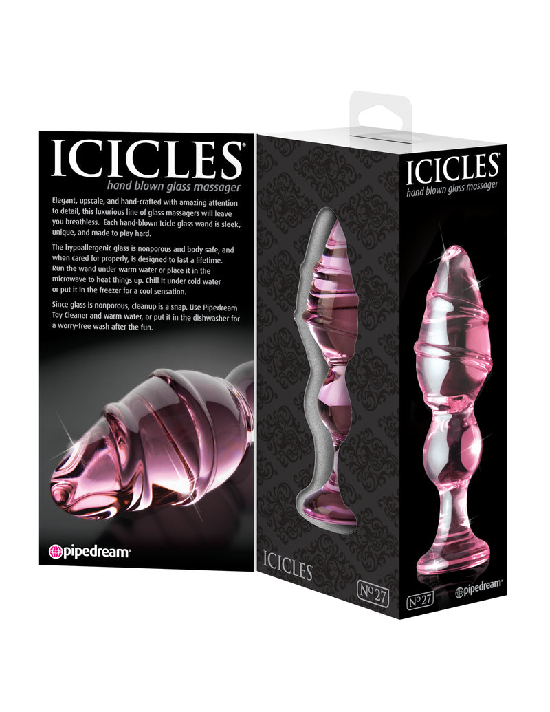 Eco-Friendly Glass Massagers for Ultimate Pleasure - Icicles No. 27