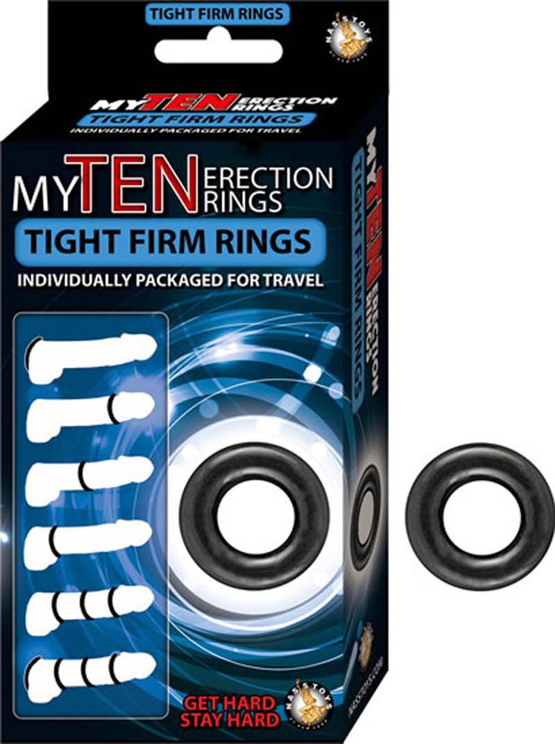 Super Stretchy Waterproof Cockrings - Pack of 10 for Enhanced Pleasure and Longer Playtime
