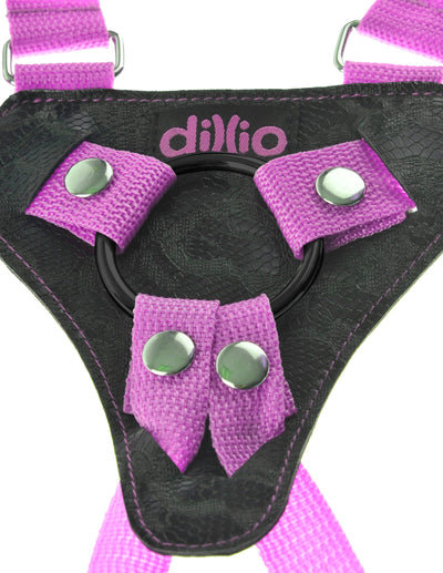 Experience Ultimate Pleasure with the Dillio 7" Strap-On Harness Set