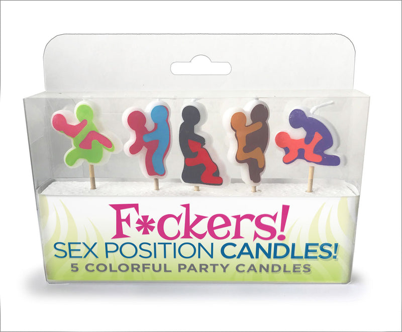 Colorful Sex Position Candle Set for Naughty Fun at Parties and Private Celebrations