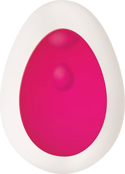 Rechargeable Vibrating Egg with Remote Control and 10 Functions for Hands-Free Fun and Couples Play - Waterproof and Easy to Clean.