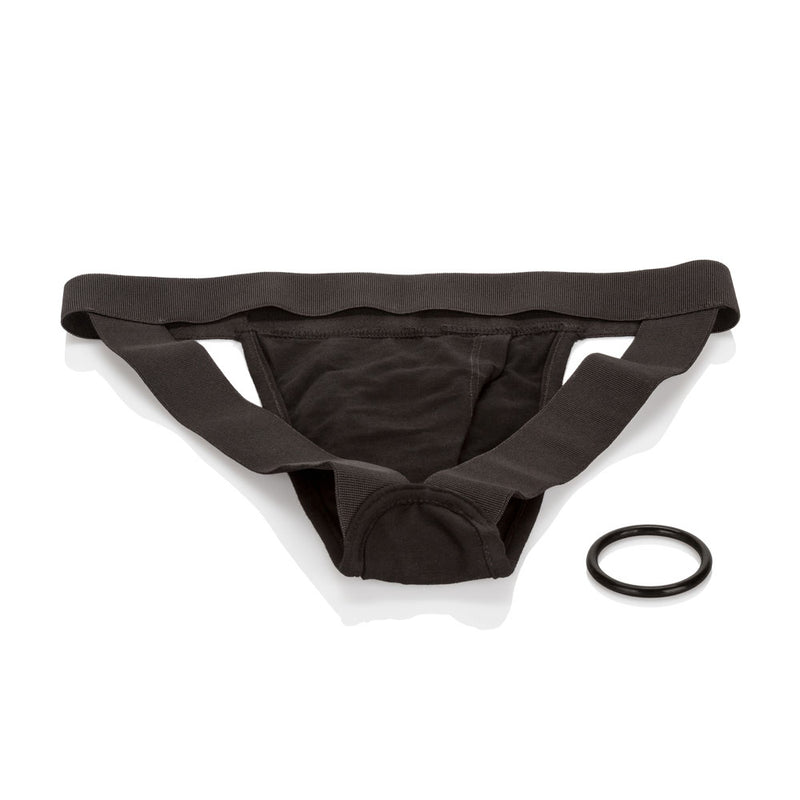 Experience Ultimate Comfort and Pleasure with Packer Gear Jock Strap - Perfect for Double Penetration and Easy Clean-Up!