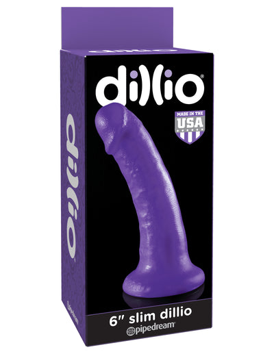Experience Endless Pleasure with Dillio's Slim Purple 6-Inch Toy - Perfect for Solo or Partner Play!