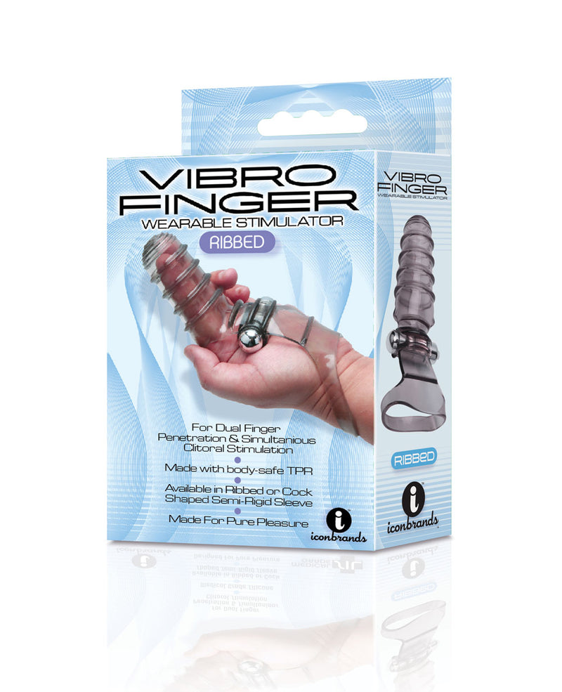 Ribbed Finger Vibe for Ultimate Pleasure and Stimulation - Hands-Free and Flexible Design