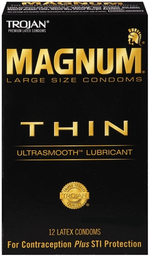 Magnum Large Thin Condoms: Bigger, Thinner, and More Sensitive!