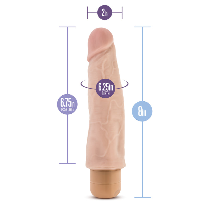 Realistic Waterproof Vibrator with Deep and Powerful Vibrations - Dr. Skin Vibe 