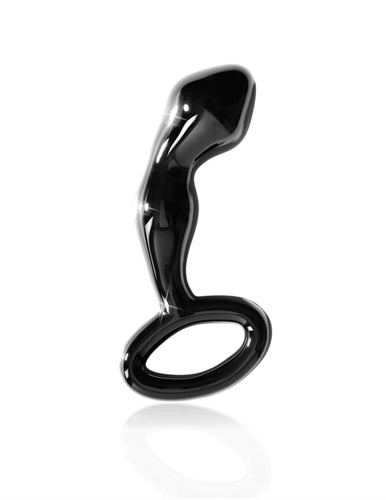 Luxurious Glass Anal Plug for Explosive P-Spot Stimulation and Easy Removal. Phthalate-Free, Eco-Friendly, and Waterproof.
