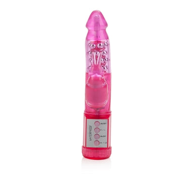 Jelly Soft Head Vibrator with Reversible Rotating Pleasure Beads and Powerful Vibrations for Intense Pleasure and Satisfaction.