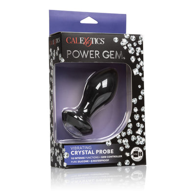 Experience the Intense Pleasure of the Power Gem Vibrating Crystal Probe - Eco-Friendly and Rechargeable