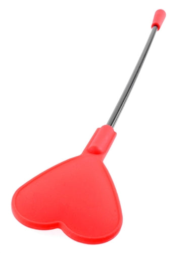 Spice up Your Love Life with the Heart-Shaped Silicone Crop - Add Passion and Playfulness to Your Bedroom!