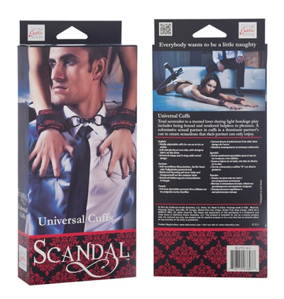 Experience Ultimate Surrender with Scandal Universal Cuffs - Perfect for Bondage & Fetish Play!