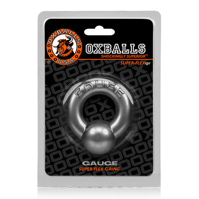 SuperFLEXtpr GAUGE Cockring: Add Serious Heft to Your Meat with Pressure-Point Ball for Bigger, Beefier Boners!