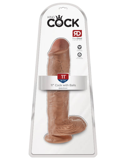 Experience Royalty with the Realistic King Dong Dildo - 11 Inches of Pleasure!