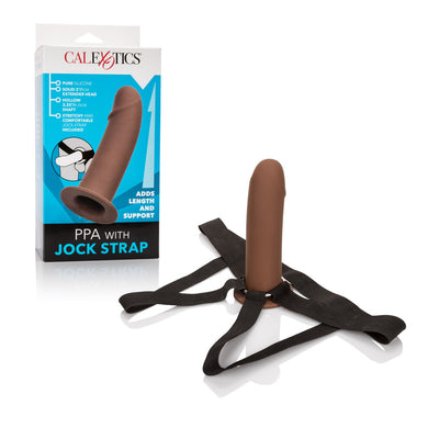 Enhance Your Pleasure with the Hypoallergenic Silicone PPA and Jock Strap for Powerful Erection Support and 3 Inches of Thrilling Length!