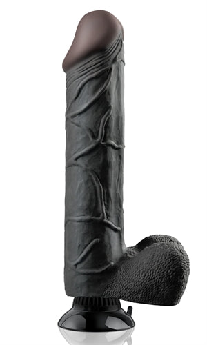 Experience Lifelike Pleasure with our Realistic 12-Inch Vibrator - Waterproof, Harness Compatible, and Body Safe