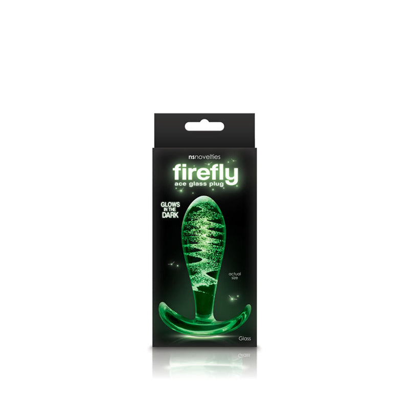 Light Up Your Playtime with Firefly Glass Ace Plug - Seductive and Eco-Friendly Anal Plug for Ultimate Sensual Experience.