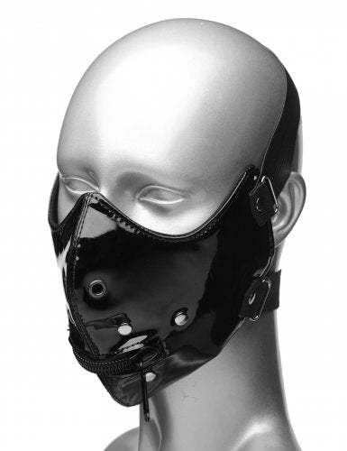 Master Your Playtime with the Half Face Zipper Muzzle from Lektor