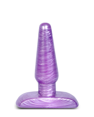 Explore the Cosmos with the Small Swirly Purple Pug Anal Plug - Perfect for Beginners!