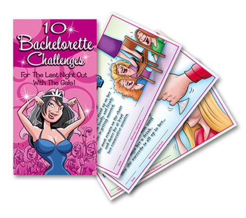 Bachelorette Challenges Booklet: 10 Fun and Flirty Dares to Spice Up Your Party!