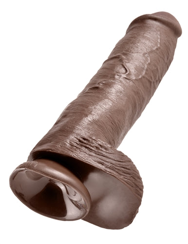 Realistic 11-Inch King Dong Dildo with Suction Cup Base and Waterproof Design for Ultimate Pleasure