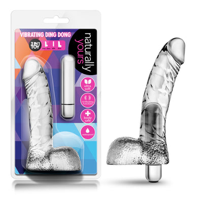 Clear and Realistic Vibrating Dildo with Waterproof Bullet and 10 Functions - Safe and Satisfying Pleasure Guaranteed!