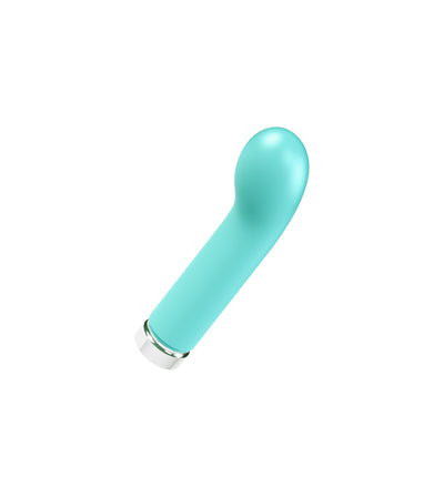 Get Ultimate Pleasure with Gee Plus Rechargeable Mini Vibe - 10 Vibrations, G-Spot Curve, Submersible, Eco-Friendly Silicone
