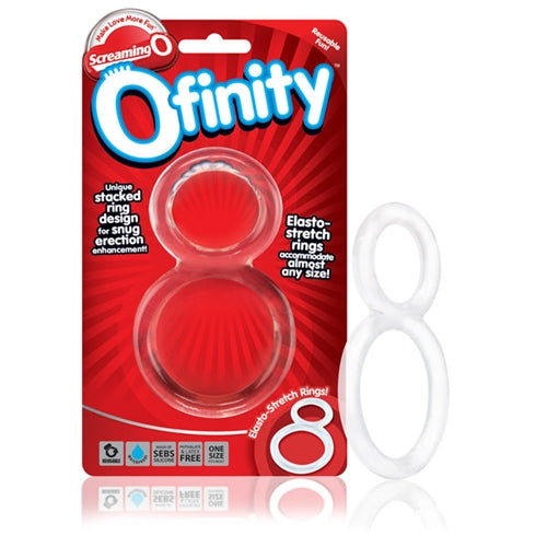 Enhance and Prolong with Ofinity Double Erection Ring - Waterproof and Phthalate-Free for Ultimate Playtime Pleasure!