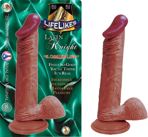 Realistic 8 Inch Suction Dildo - Perfect for Solo or Partner Play