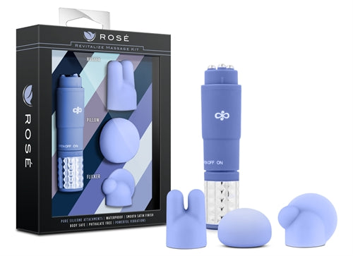 Revitalize Massage Kit: Target Tension and Soar to New Heights of Pleasure with Pinpoint Tip and Multiple Attachments