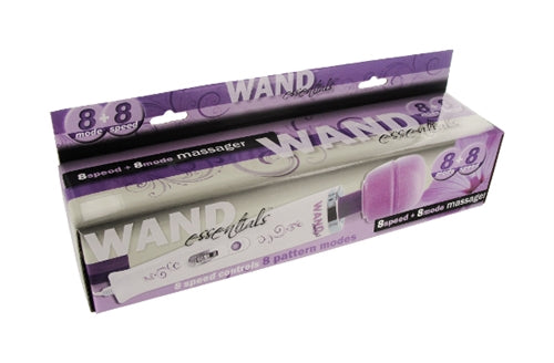 Wand Essentials: 8-Speed, 8-Mode Massager for Ultimate Relaxation and Pleasure!