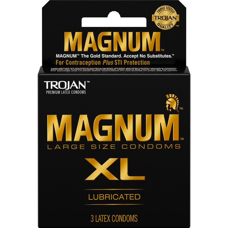 Magnum XL Condoms: 30% Larger for Maximum Comfort and Pleasure!