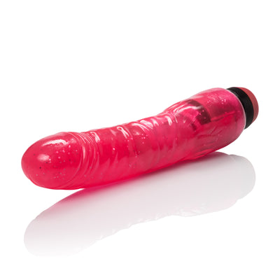 Vibrating Glitter Dong - Realistic 8.25 Inch Pleasure with Multiple Speeds