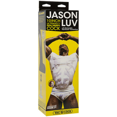 Realistic Jason Luv Dual Density Dildo with Removable Suction Cup for Endless Pleasure Possibilities