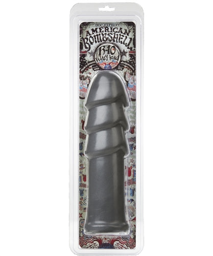 Triple-Rippled Dildo: The Ultimate 10-Inch Pleasure Toy with Antibacterial Formula and Vac-U-Lock Compatibility!