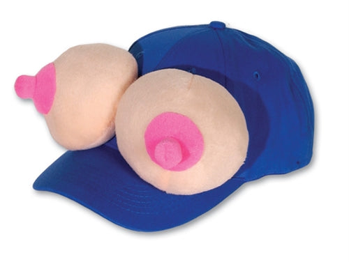 Get the Laughs with our Plush Boobie Cap - Perfect for Fun and Humor!
