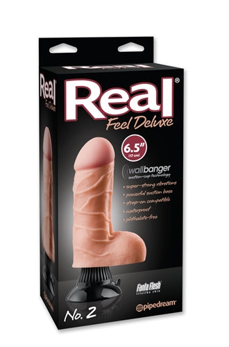 Velvet-Like Realistic Vibrator with Suction Cup Base and Free-Hanging Balls for Unmatched Pleasure!