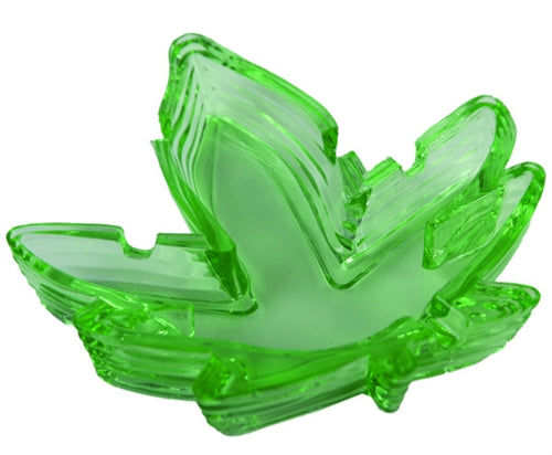 Pot Leaf Shaped Ashtray - A Fun and Practical Addition to Your Smoking Collection!