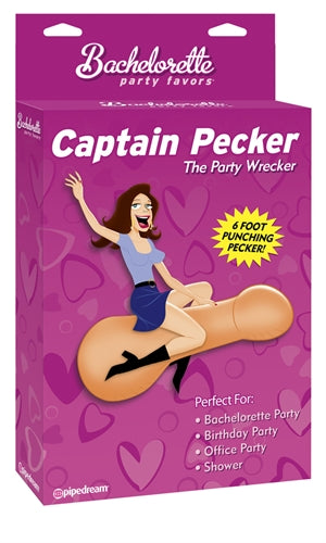 Giant 6ft Captain Pecker Inflatable - The Perfect Bachelorette Party Companion!