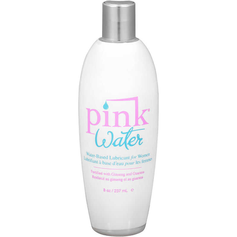 Enhance Your Intimacy with Pink Water-Based Lubricant - 8 Oz Bottle