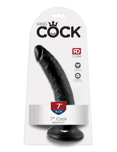 King Cock 7-Inch Realistic Dildo with Suction Cup Base