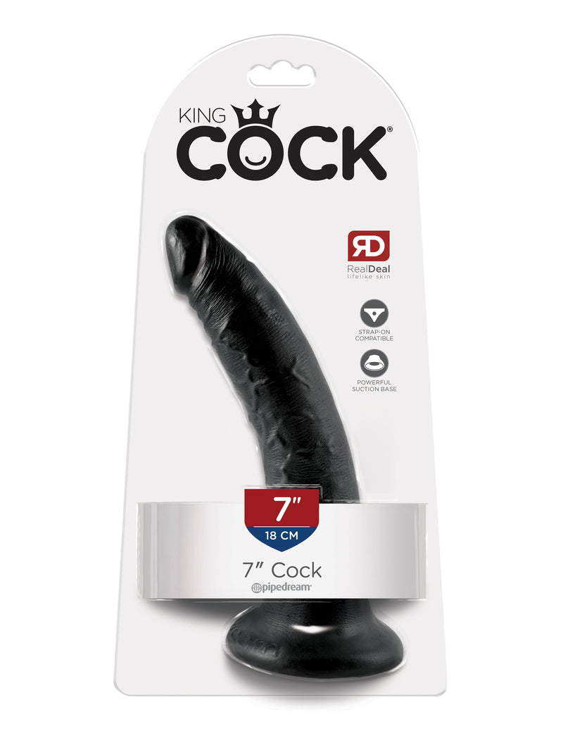 Get Intimate with Realistic Handcrafted 7-Inch King Dildo - Suction Cup Base for Wild Adventures!