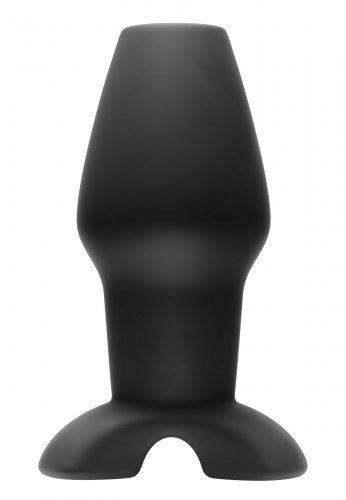 Dark and Sultry Hollow Silicone Anal Plug for Next-Level Pleasure