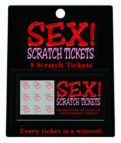Spice up your love life with Eight Sexy Scratch Tickets - guaranteed winners for a night of passion!