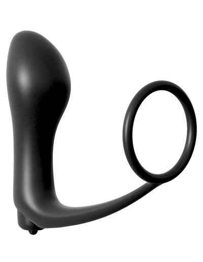 Experience Explosive Pleasure with the Ass-Gasm Vibrating Cockring Plug
