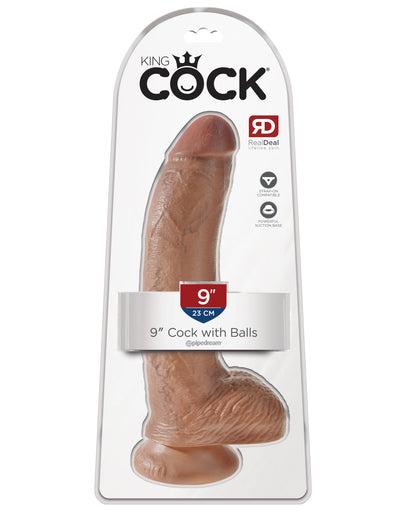 Experience Royal Pleasure with the Realistic King Dong Dildo - Suction Cup Base and Waterproof Design Included!