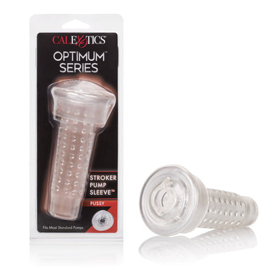 Ultimate Male Pleasure: Optimum Series Stroker Pump Sleeve with Beads and Mouth-Shaped Design