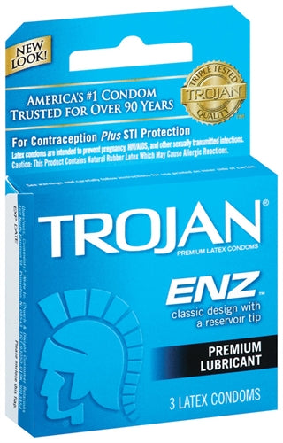 Trojan ENZ: Premium Quality Lubricated Condoms for Ultimate Protection and Sensitivity.
